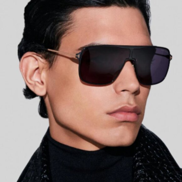 NEW TOM FORD SUNGLASSES TF1173 01A BLACK MEN EYEWEAR FT1173/S 01A